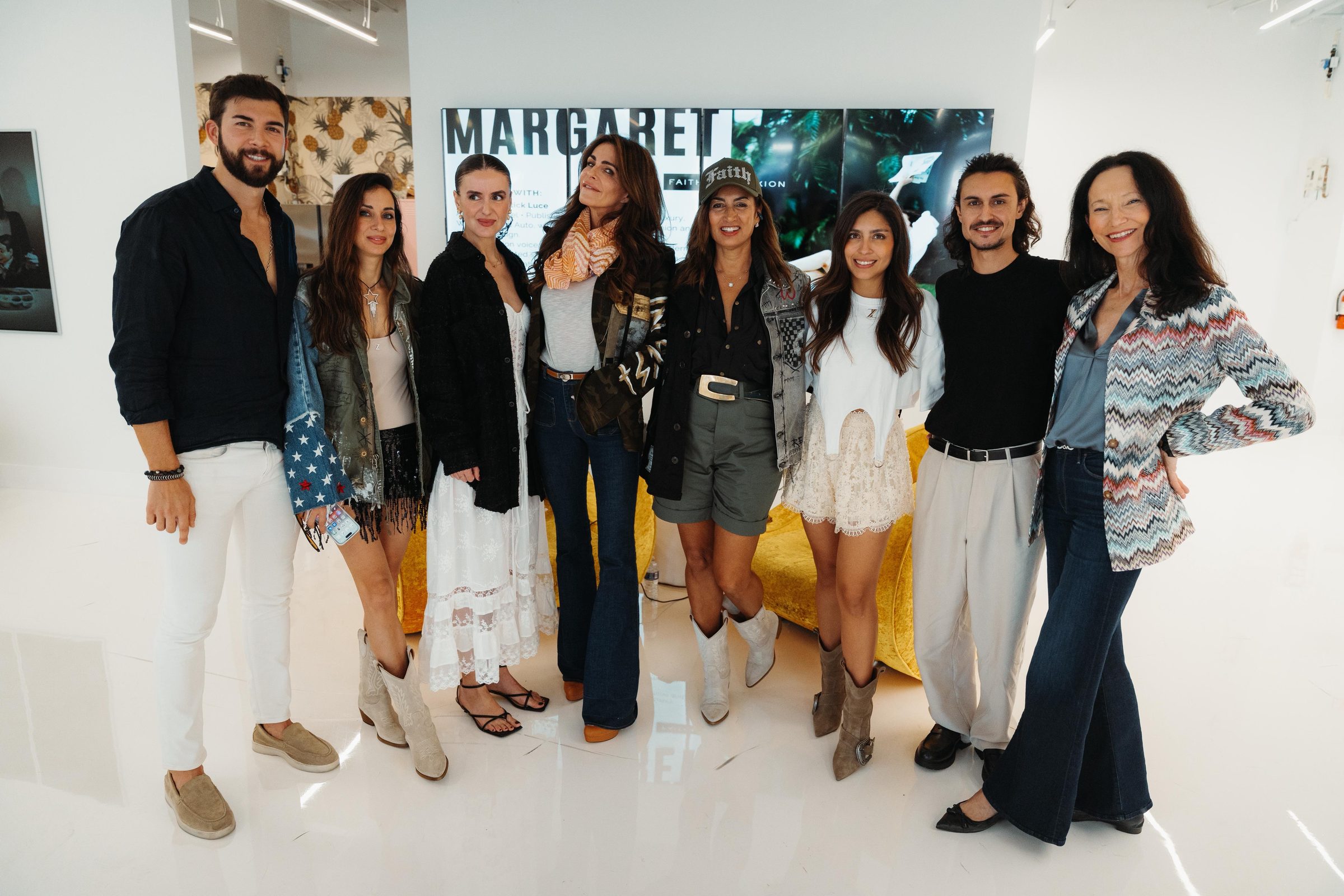 Guests at the Faith Connexion activation at Encore Wynwood