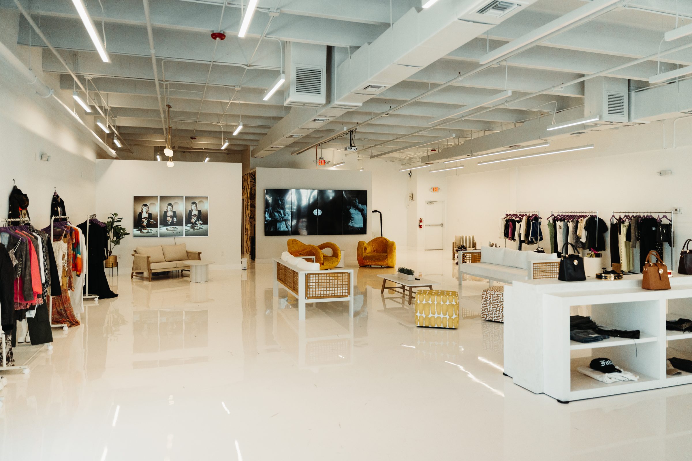 Faith Connexion retail pop-up built inside Encore Wynwood